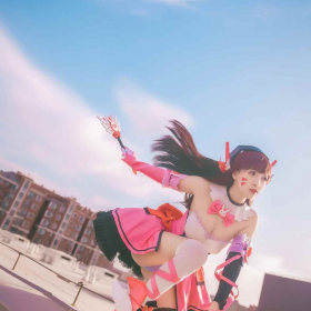 守望先锋 d.va 魔法少女